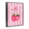 Stupell Industries Coquette Strawberries over Stripes Framed Giclee, design by Nina Jacobs